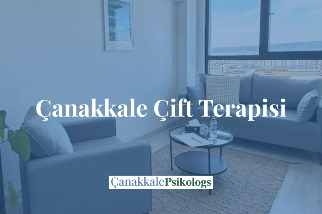 Çanakkale çift terapisi ve aile danışmanlığı süreçlerinde kullanılan terapi odası görseli