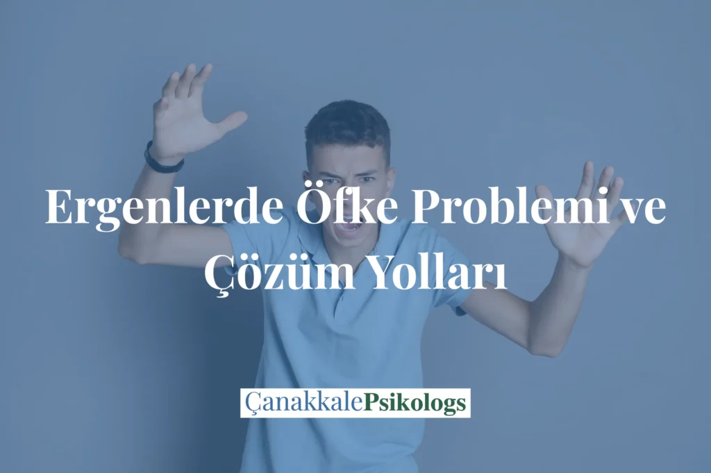Ergenlerde öfke problemi ve çözüm yolları blog başlığı görseli